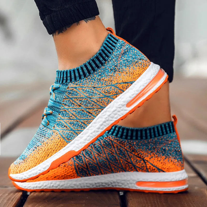 

Men Fly-knitted Shoes For Man Sneaker Male Fashion Sock Shoes Designer Causal Shoes Sapato Masculino Summer Shoes