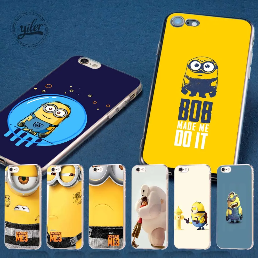 

Cute Minions for iPhone XS Case for iPhone 7 Plus Case cover for iPhone XS Max Cases for iPhone XR Case 5 5S 6 6S 7 8 Plus X SE