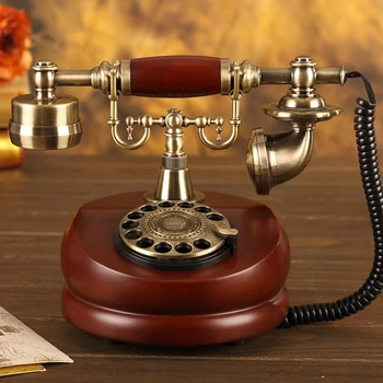 

Fashion antique rustic phone vintage fashion household landline telephone