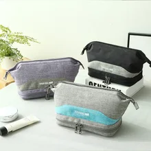 QIUYIN New Cationic Double-layer Wire Bundle Storage Bag Cosmetic Storage Bag Travel Wash Bag Cosmetic Bag