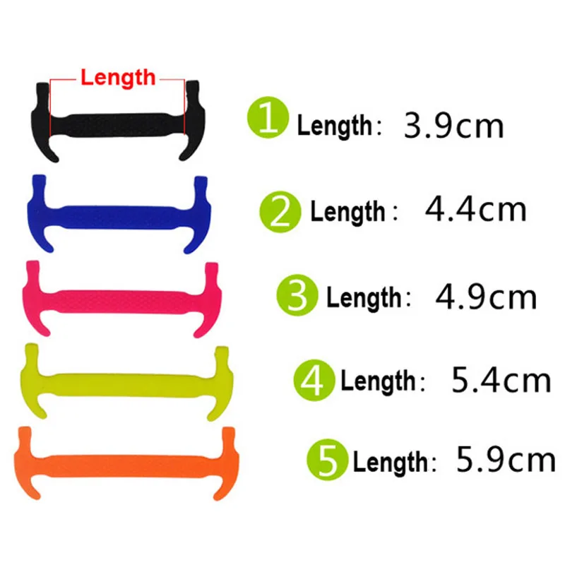 Новый 1 пакета(ов)/10 корни шнурки Новинка без галстука шнурки для обуви унисекс эластичные силиконовые шнурки для обуви для девочек Для