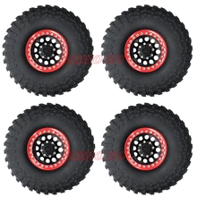 Рок Гусеничный 1,9 колесные диски(4) сплав 1," Beadlock колеса+ 114 мм Мягкие шины для осевой SCX10 TRX-4 JEEP 90046 90047