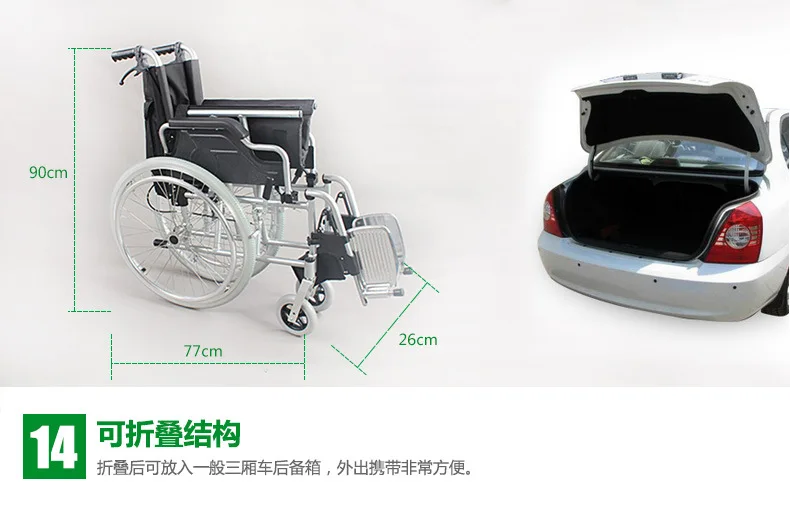 Высокое качество Больничная Складная ручная инвалидная коляска Съемная губчатая Подушка ручное колесо скутер реабилитационная терапия принадлежности