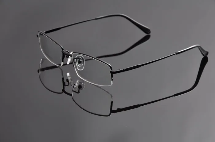 DEDING Super Slim титана прозрачные линзы близорукость очки Frame Титан армасан де oculos грау