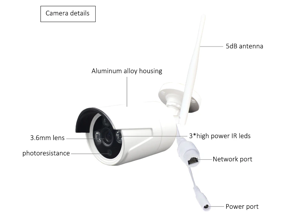 4CH Беспроводной NVR комплект Plug& Play P2P 720P HD открытый IP видео безопасности CCTV камера ночного видения Wifi система видеонаблюдения