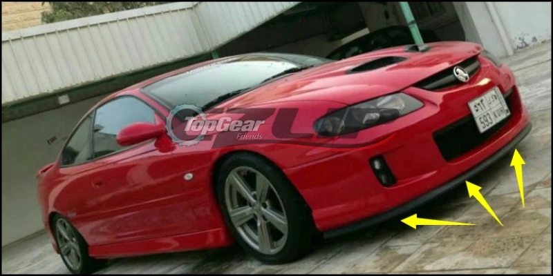 Бампер для губ отражающий губы для Holden Monaro/HSV передний спойлер юбка для TopGear друзья для автомобиля Тюнинг вид/комплект кузова/полоса