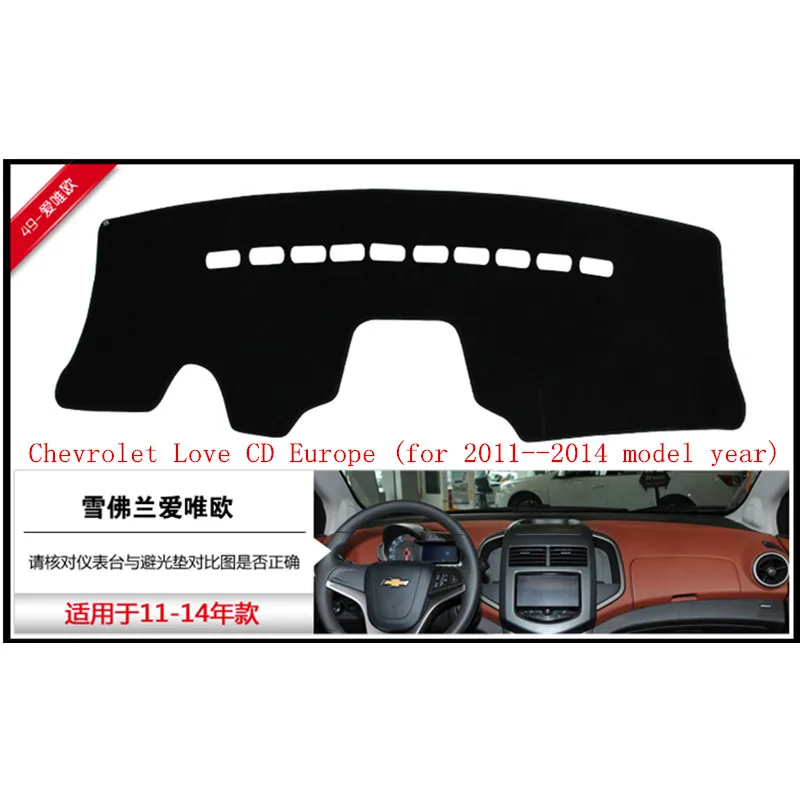 

High quality Console Avoid light pad dashboard protection pad, Car styling , For 2011-2014 Chevrolet AVEO