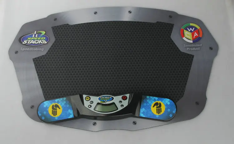 SS V4 Штабелируемый графитовый коврик для пазла куб Cubo Magico таймер часы машина черный/зеленый Головоломка Куб коврик