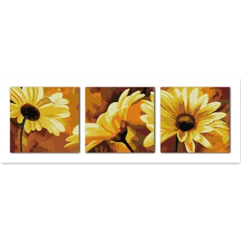 

African Daisy DIY SET Chinese Counted Cross Stitch Pattern 11CT 14CT Printed On Canvas Embroidery Cross Set Painting Home Decor