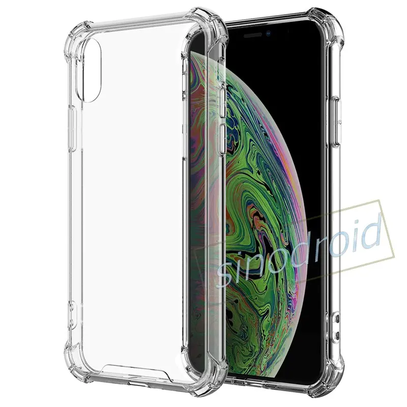 

Clear Shock-Absorption Bumper TPU Cover Airbag Corners Anti-scratch Acrylic Hard Back Case For iPhone Xs Max Xr X 8 7 6s 6 Plus