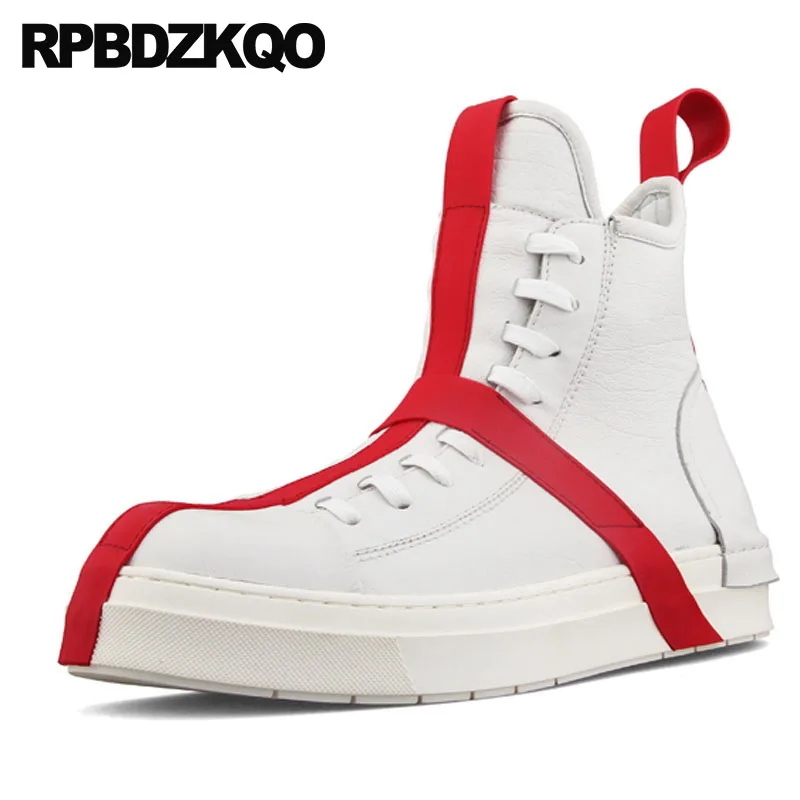 Мужские ботинки из кожи с натуральным лицевым покрытием; ботинки с высокой подошвой; кроссовки на толстой подошве; Белые Водонепроницаемые ... Мужские ботинки из кожи с натуральным лицевым покрытием; ботинки с высокой подошвой; кроссовки на толстой подошве; Белые Водонепроницаемые ...