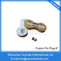 Surf FCS Fusion Fin Plug белый 5 компл. 9 градусов плавник вилки бесплатная доставка