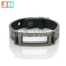 Кожаный браслет-Шарм, магнитный стеклянный плавающий браслет-медальон, графитовый браслет-медальон для мужчин