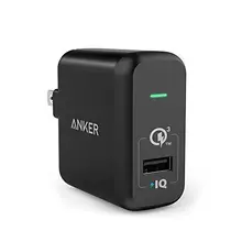 Quick Charge 3.0, Anker 18W USB Wall Charger US/EU Plug (Quick Charge 2.0 Compatible) PowerPort+ 1 for LG HTC Nexus iPhone iPad