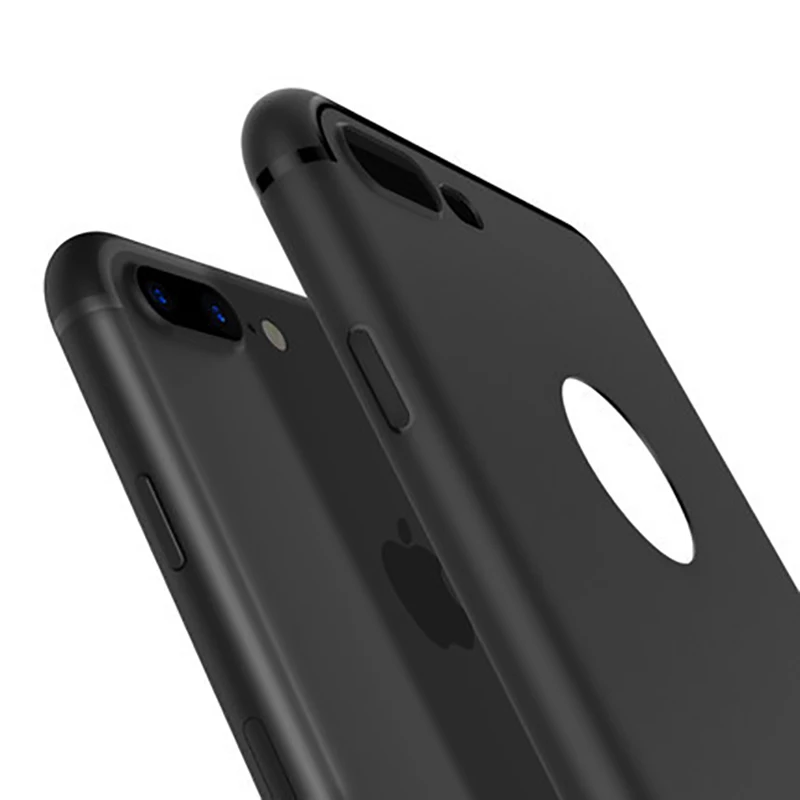 Роскошный тонкий силиконовый Капа для iPhone 11 Pro Max XS Max XR 5 5S Крышка черный мягкий матовый ТПУ чехол для телефона для iPhone 7 8 6 6S Plus