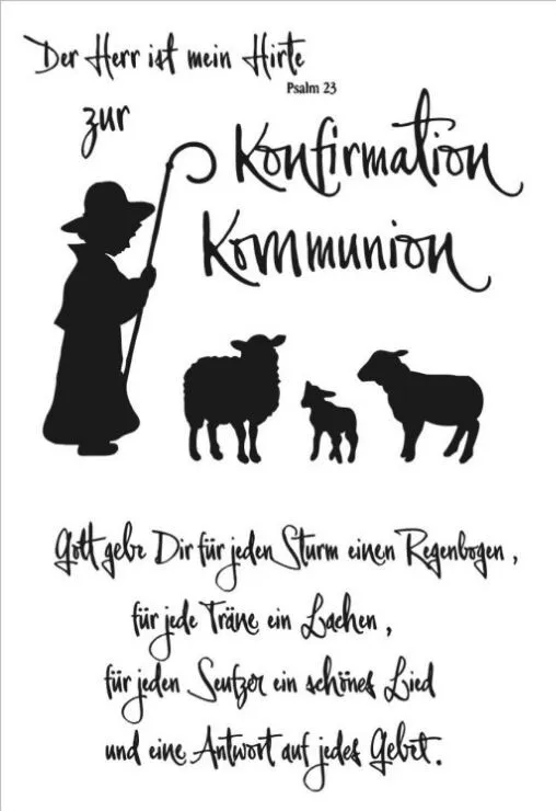 

German Goatherd Transparent Clear Silicone Stamp/Seal for DIY scrapbooking/photo album Decorative clear stamp H503