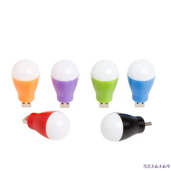 

New DC Portable 5V 5W LED USB White Light Bulb Lamp For Laptop Computer Reading