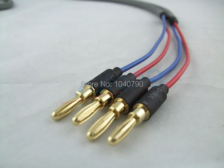 

Professional banana plugs audio line Speaker cable power amplifier horn line Around the line 1M 3.2ft
