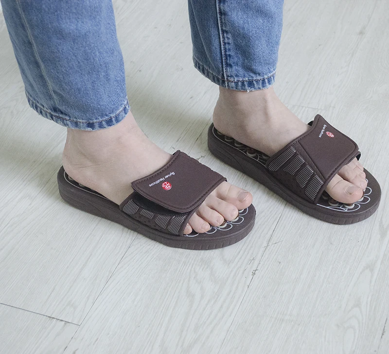 Боль для ног BYRIVER шлепанцы с эффектом акупунктурного массажа Shoes инструмент