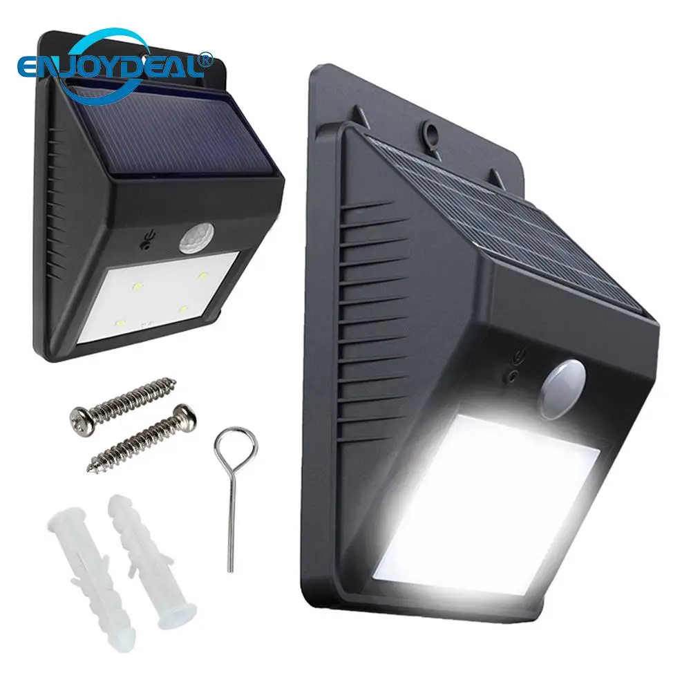 Hot Solar Power Human Body PIR Motion Sensor Light Outdoor Security