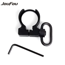 JouFou Tactical QD Quick Detach Black End Plate Sling Swivel Adapter Mount for Hunting .223/5.56 Carbines AR15 M4 Rifle