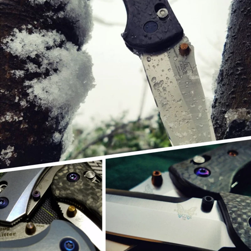 DIY складной нож Аксессуары для BM butterfly 551/552/710/730 серии нажимной гвоздь/кнопка ножа