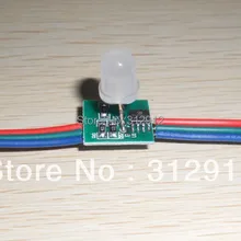 DC12V WS 2811 пиксельный узел, 100 узла нитке, не обладает водонепроницаемостью, DC12V вход; Размер: 13 мм* 13 мм