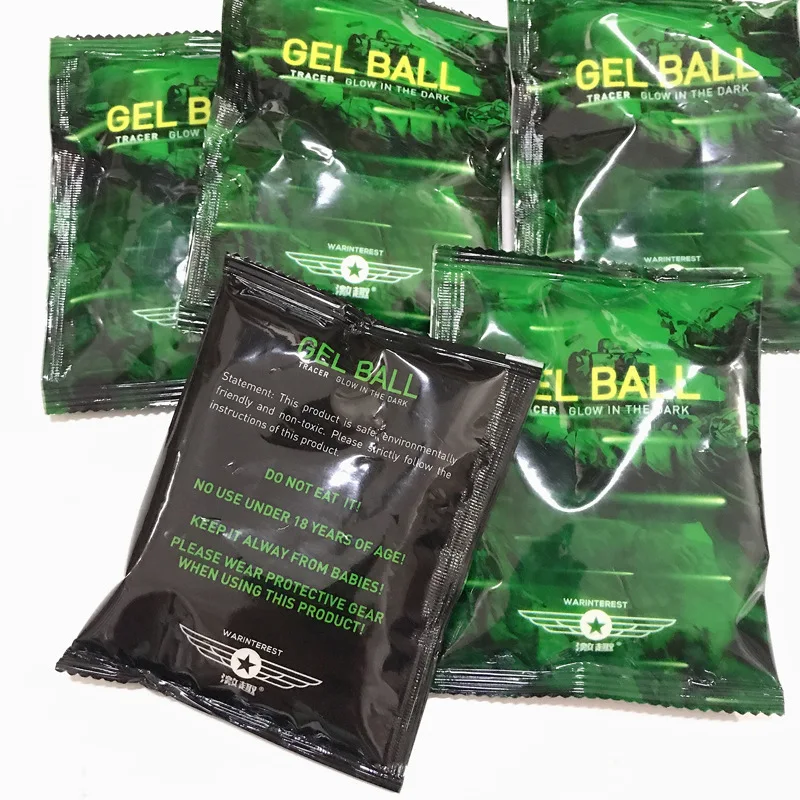 Gel Blaster 7-8mm luminescent Gel Ball White for Gel Blasting Toy Gun fluorescent gel ball