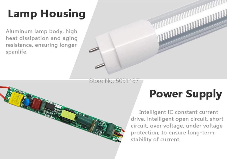 10 шт./партия samsung чип 3 года гарантии 20 Вт 1,2 м 4FT светодиодный светильник T5 светодиодный T8 1200 мм люминесцентная лампа дневного света Интегрированный свет