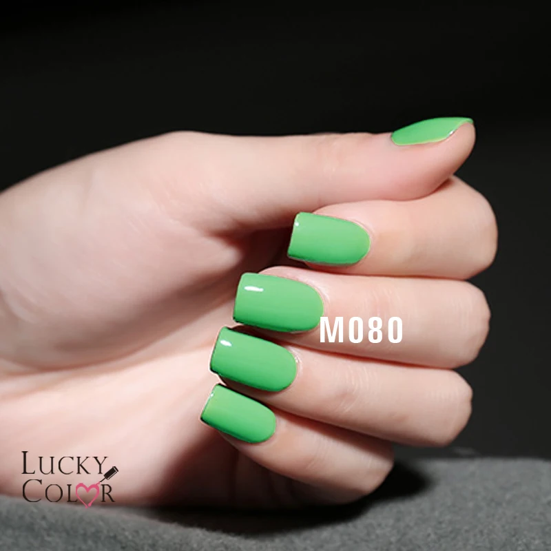 Fresh Green Gel Nail Polish High Quality Long-lasting Soak Off UV LED Beauty Nail Art Tools 6 Colors 10ml