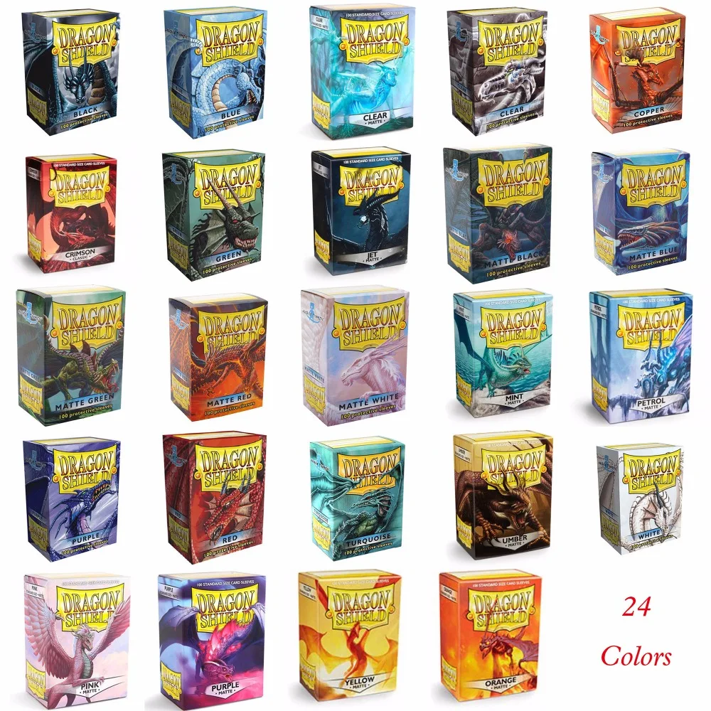 Cena Część 2 66x91mm 100 sztuk partia kolorowe karty matowe Dragon Shield rękawy MGT karty Protector dla Pkm, MGT Star Reals rękaw gry