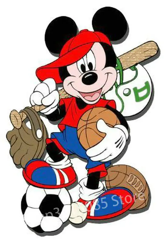 

Cartoon DIY 5D Diamond Painting Mickey Mouse Football Decoration Cross Stitch 3D Diamond Embroidery Sticker Child Christmas Gift