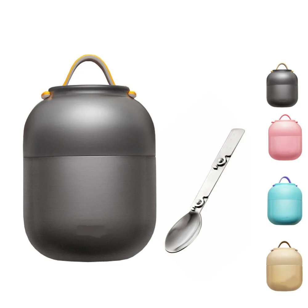 

0.5L/0.7L 18/8 Stainless Steel Insulated Food Container Vacuum Lunch Box Thermos for Kids Lunch Box with christmas gi