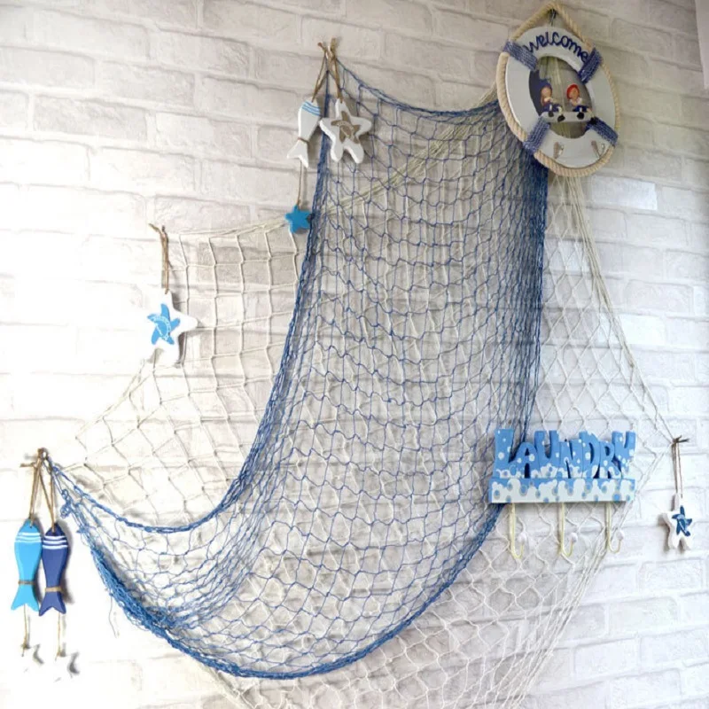 Рыболовная сеть, морская раковина, морская звезда, подвесное украшение на стену для дома, Средиземноморский стиль, тема океана, домашний декор