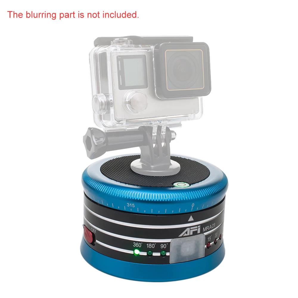 AFI MRA01 Professional Tripod Head Electric 360 Panorama Ball Head with Remote Control for GoPro Ac