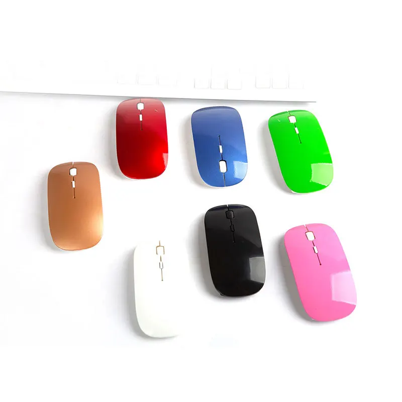 06A Ultra-thin 2.4G Wireless Mouse Portable Ergonomic Optical Mice USB Slim Computer for Laptop Tablet Desktop Notebook PC | Компьютеры и