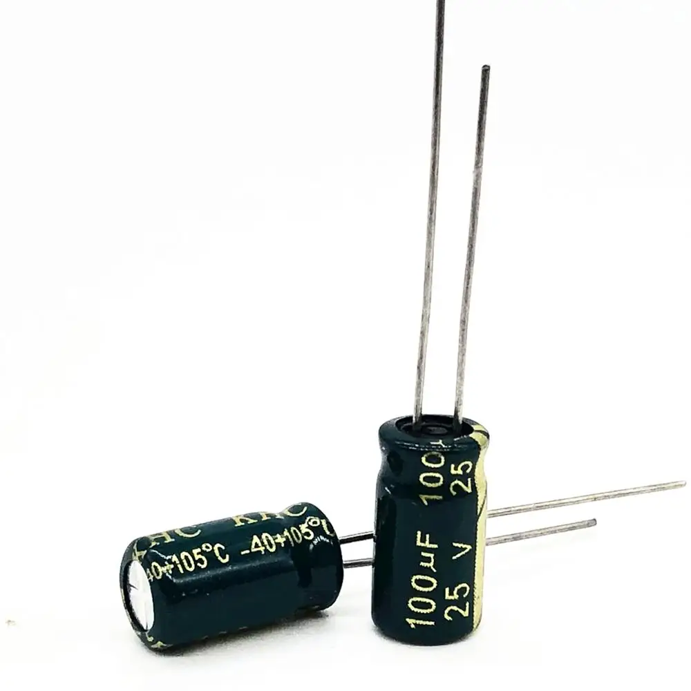 Aluminium 100uF 25V Electrolytic Polar Capacitor In Pakistan