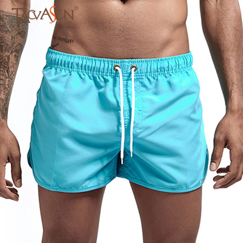 elastic waist swim trunks
