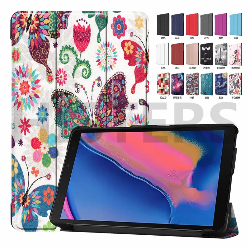 

For Samsung Galaxy Tab A 8.0" (2019) S-Pen Magnetic Case Cover for Samsung Tab SM-P200 SM-P205 8 inch Tablet Funda Capa