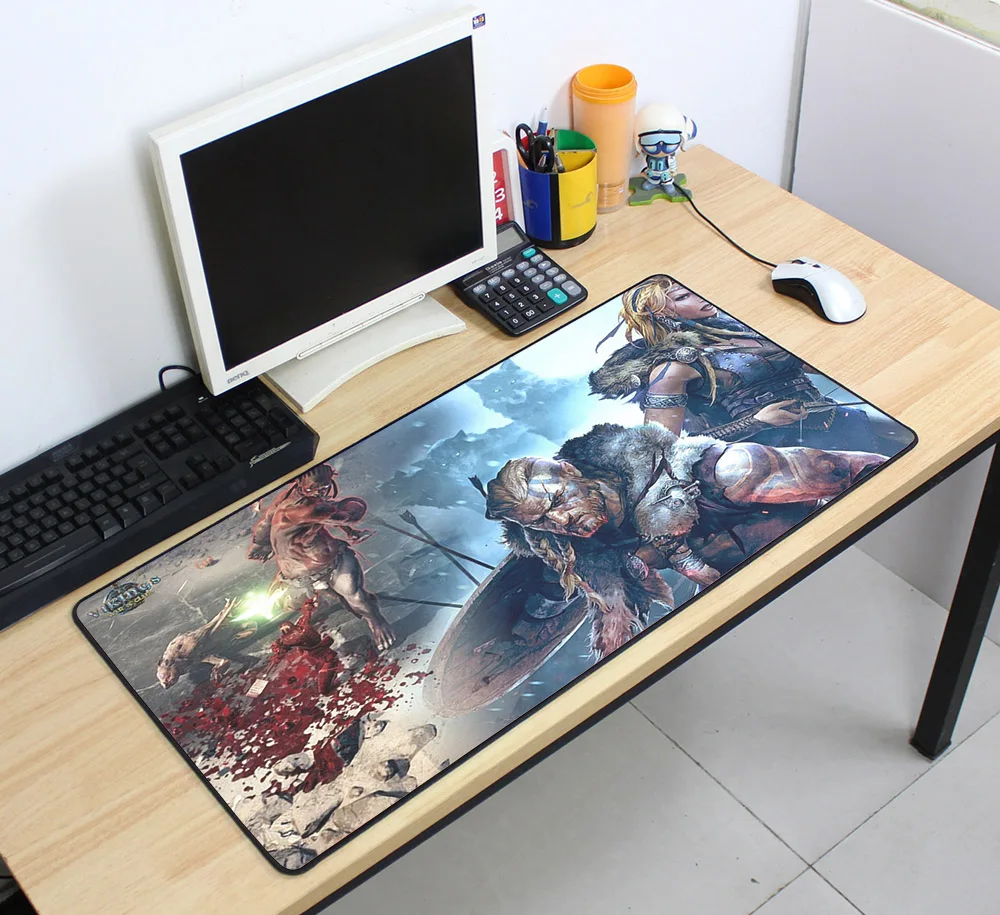Vikings War Of Clans Mousepad 700x400x3mm Gaming Mouse Pad Big Gamer