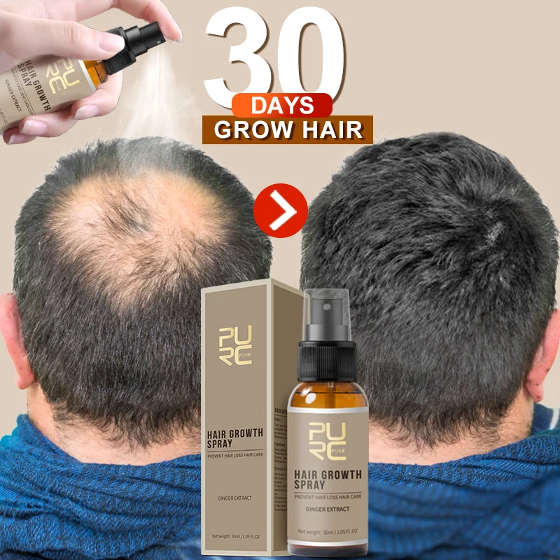 Purc Fast Growth Hair Essence Essential Oil Liquid Treatment Preventing Hair Loss And Hair Grwoth Spray Hair Care
