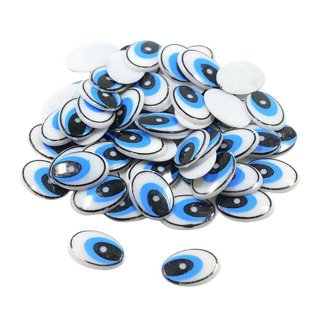 60pcs DIY Plastic Cartoon Eyes for Children Bear Dolls Animal Puppet Supply Toys Gifts DIY Scrapbooking Flatback Embellishments