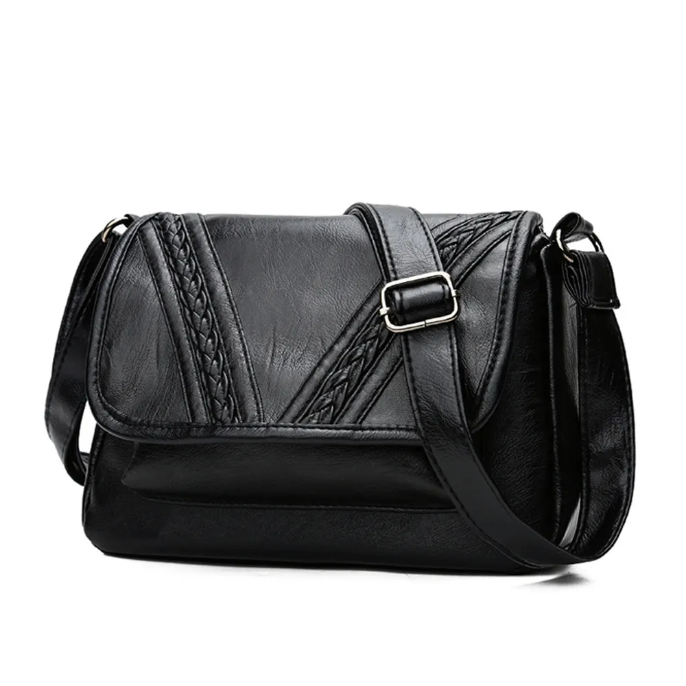 

Slanted Washed Leather Single Shoulder crossbody bags for women Fashionable Slanting Women's Bag bolsos mujer