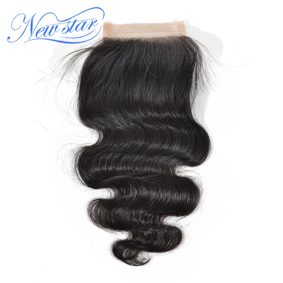 New Star Body Wave 4x4 Lace Closures 10 to 20 Inches Natural Color 100 font b