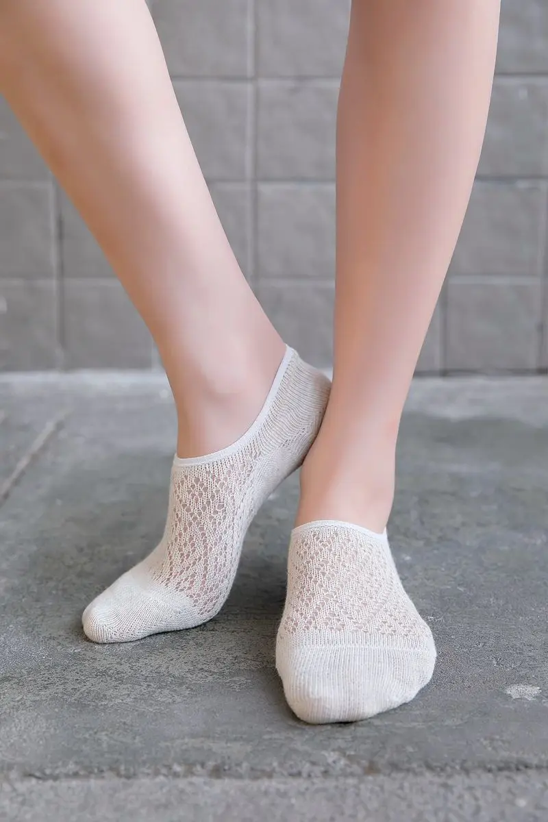 Женские носки, новые модные летние женские носки, короткие сетчатые хлопковые носки высокого качества, женские носки-башмачки, тапочки для женщин
