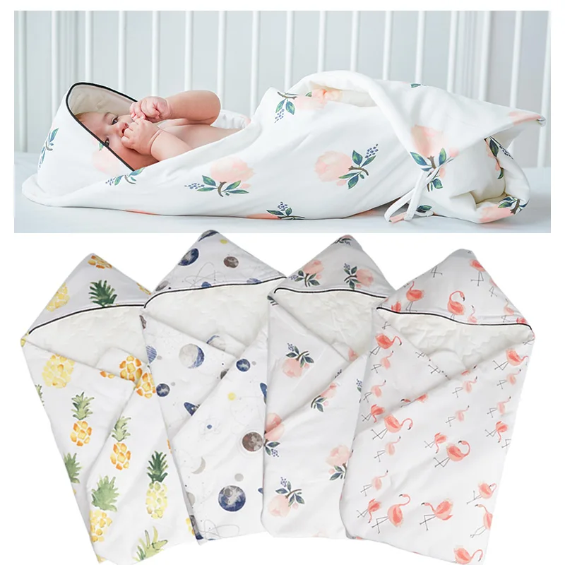 Muslinlife 87*85cm Newborn Baby Swaddle Wrap Soft Infant Newborn Baby