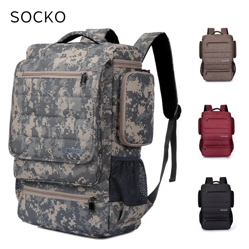 

2017 Socko Brand Backpack For Laptop 15",15.4",15.6",17",17.3" Notebook Shoulder Bag,Packsack,Travel School Bag,Free Shipping 72