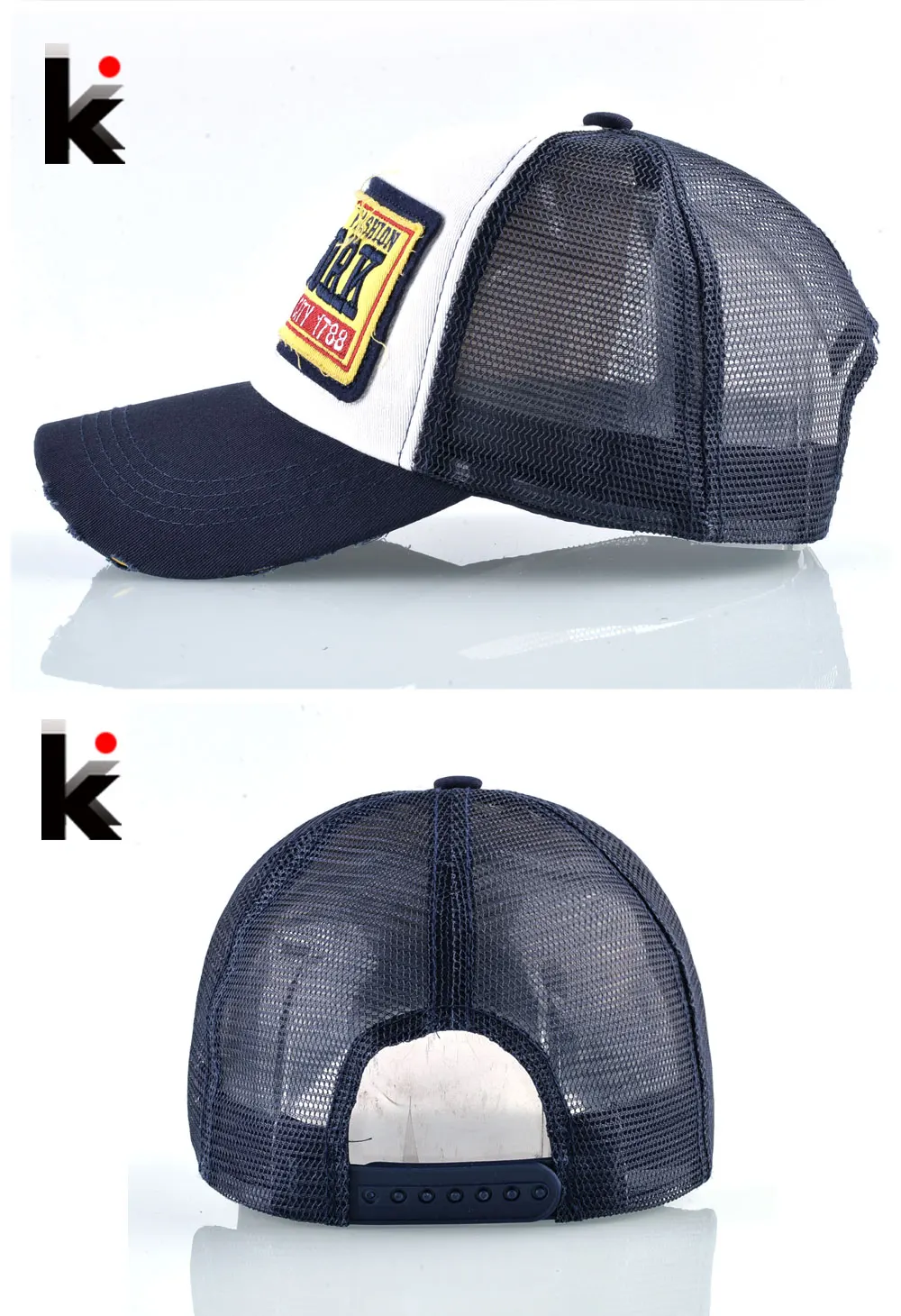 Летняя сетчатая Бейсболка для женщин уличные камуфляжные кепка для мужчин Нью-Йоркская ббейсболки с вышивкой хип-хоп кепки