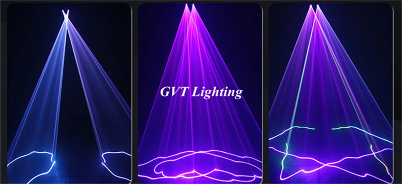 Новинка 2 линзы красный зеленый синий RGB луч лазерные огни DMX 9CH PRO DJ вечерние
