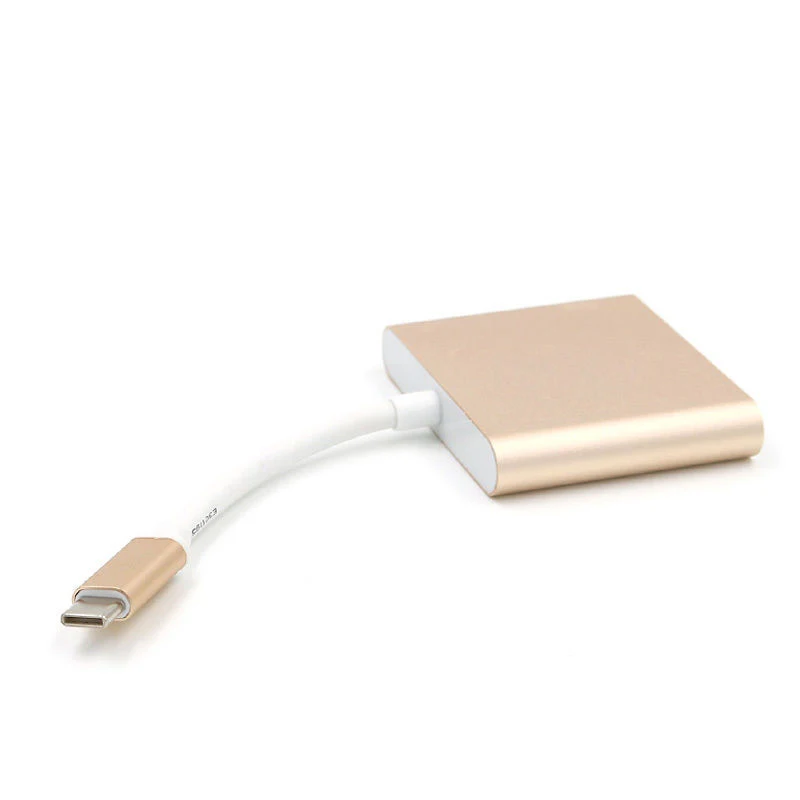 Mayitr 3 in 1 USB Type-C To Multiport 4K HDMI HUB High Quality USB 3.1 Type C To USB 3.0 Type A HDMI USB-C Female Port Adapter